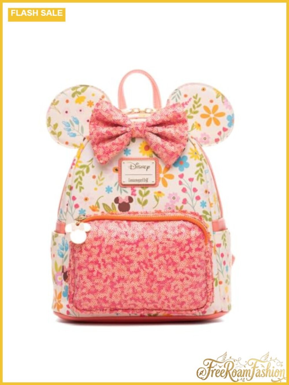 Loungefly Minnie Mouse Springtime Faux Leather Mini Backpack